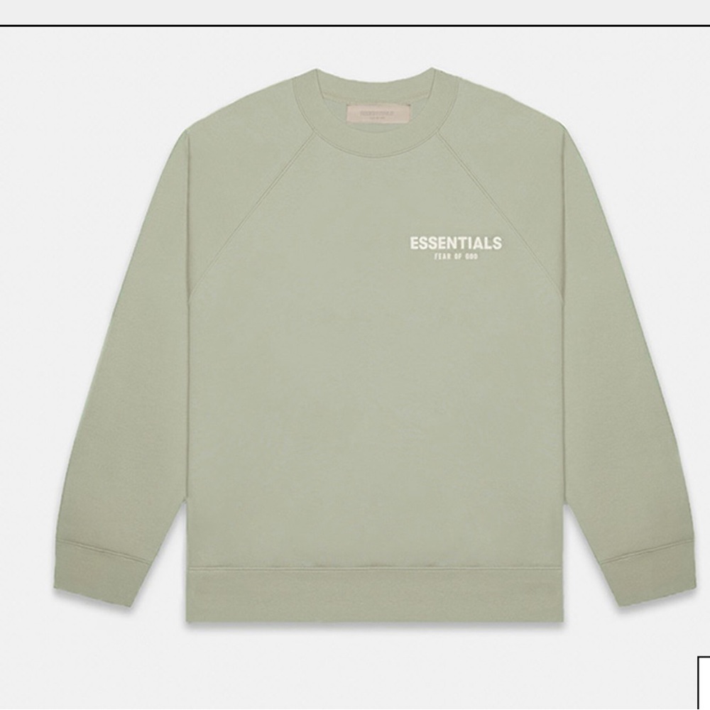 Fear of God Essentials limited edition seafoam color
